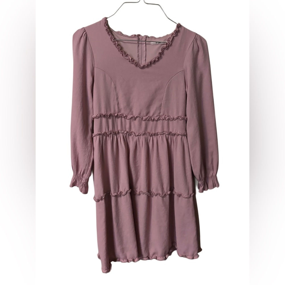 Mi Ami Girls Pink Ruffle Dress Size 12Youth